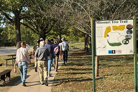 Master Naturalist group at Burr Oaks in Blue Springs, MO (2024).