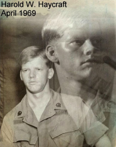 Haycraft as a young man in Vietnam