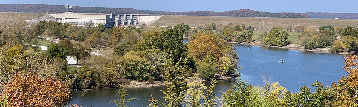 Truman Dam in Benton county
