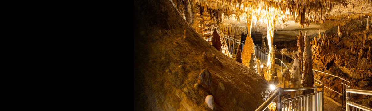Inside Onondaga cave
