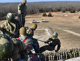 Army soldiers training at Fort Leonard Wood