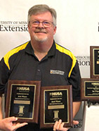 David Burton with 5 awards received at Neighborhoods USA conference