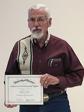 Michael Collins, 2019 Phelps County Extension Leader Honor Roll honoree.