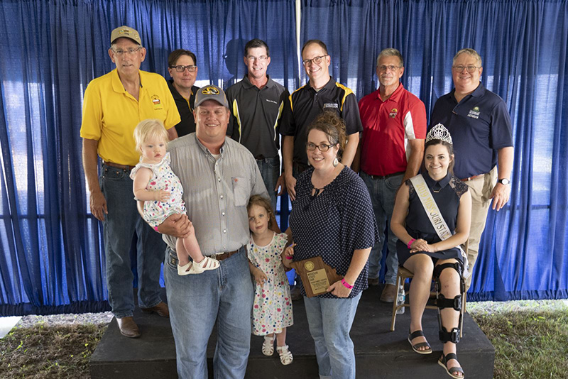Cord and Dana Jenkins and family, 2019 Phelps County State Fair Farm Family
