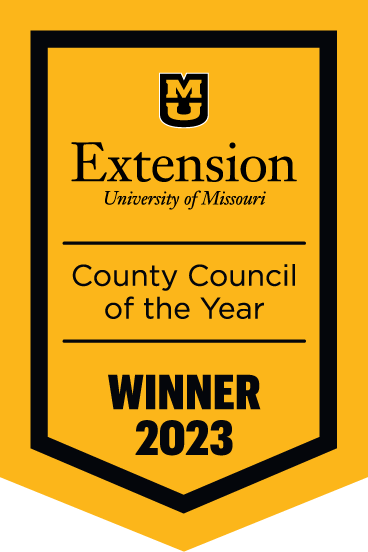 MU Extension County Council of the Year Winner Banner