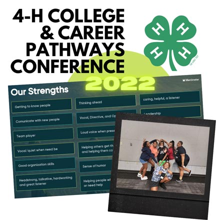 A College and Career Pathways Conference brochure.