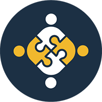 Puzzle icon to represent connecting