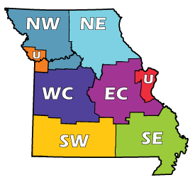 MU Extension regions map