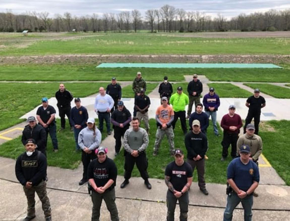 Students in the Winter 2020 Law Enforcement Training Academy. 