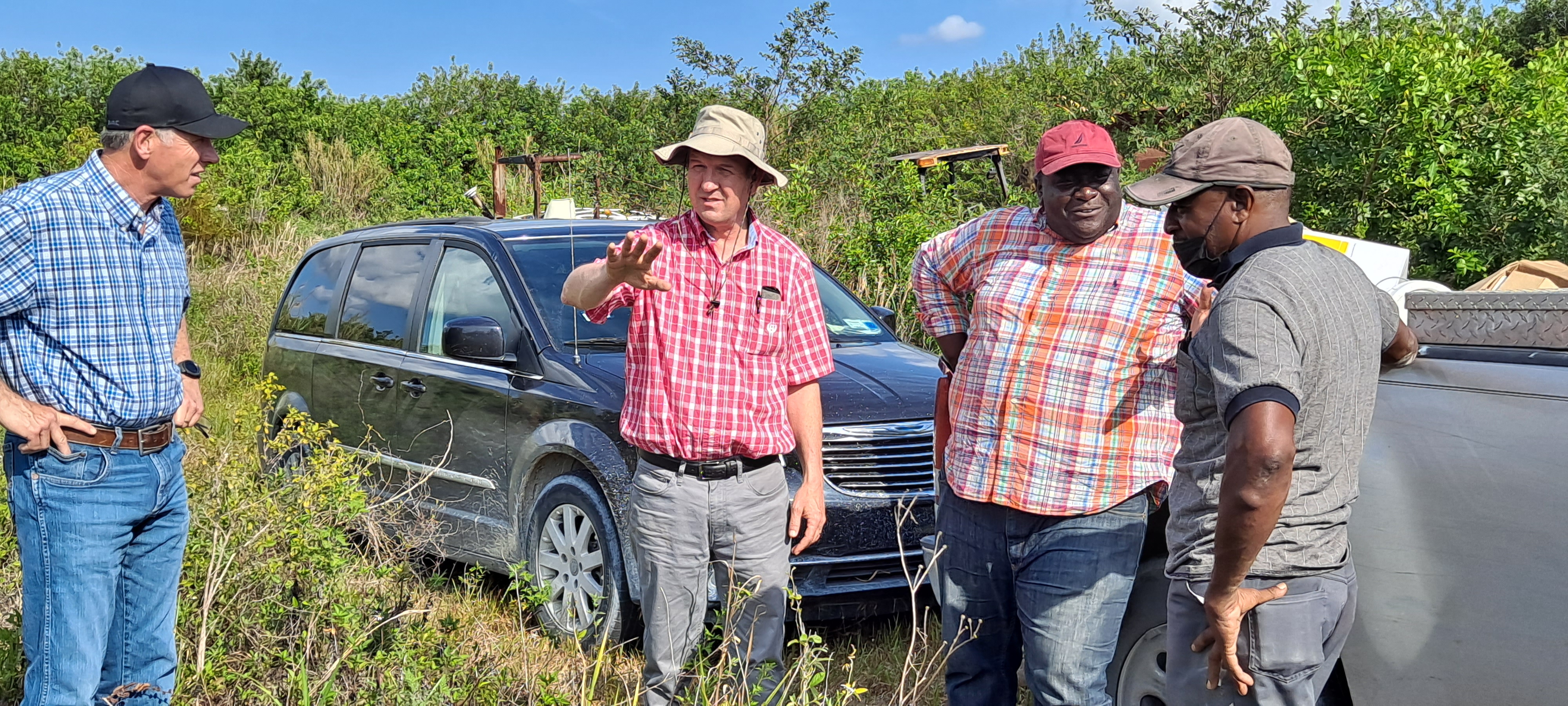 Several MU Extension specialists traveled to the Bahamas with Convoy of Hope to provide agricultural education. Photo courtesy of Matthew Herring.
