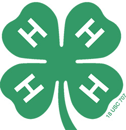 Green 4-H Clover logo