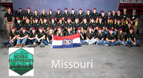 2021 State 4-H Shooting Team group photo