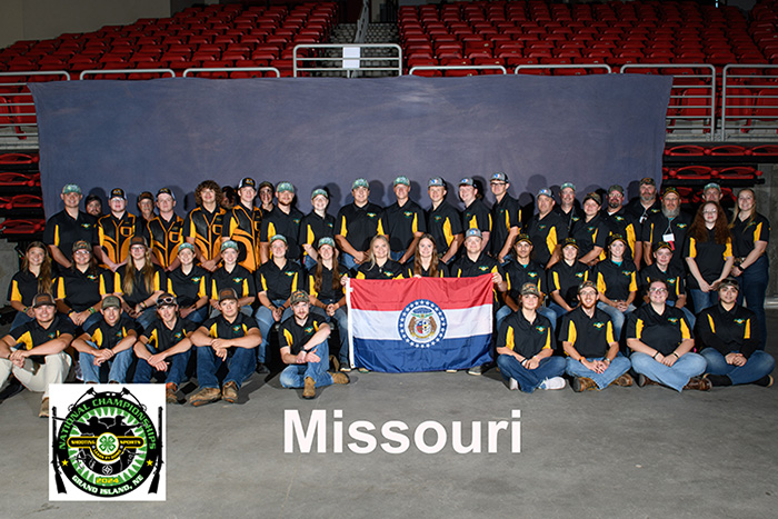 2023 State 4-H Shooting Team group photo