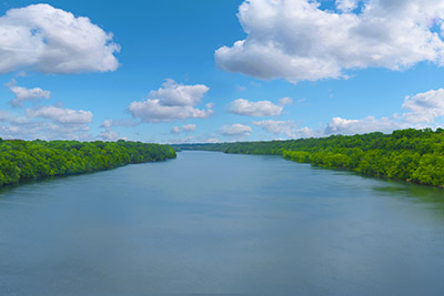 Panorama of Mississippi River