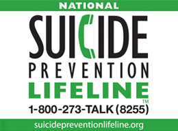 Suicide Prevention Lifeline infographic