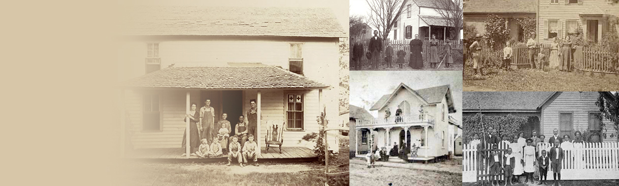 Collage of old farm photos