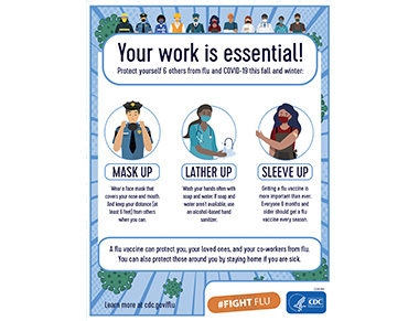 CDC flyer - Essential workers
