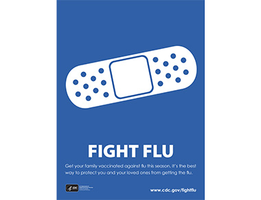 CDC poster - Fight Flu