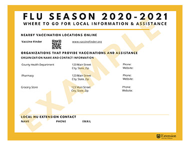 Image of flu vaccination contacts template
