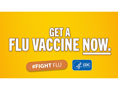 CDC infographic - Get a Flu Vaccine NOW
