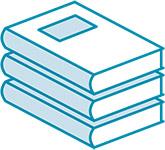 Books icon to indicate schools