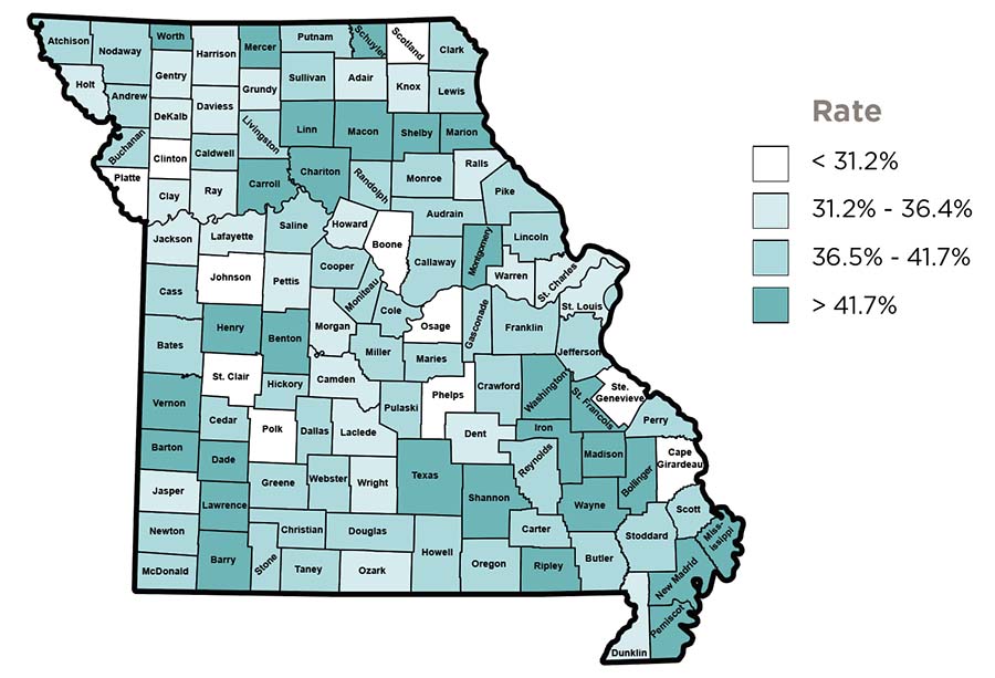 obesity rate map