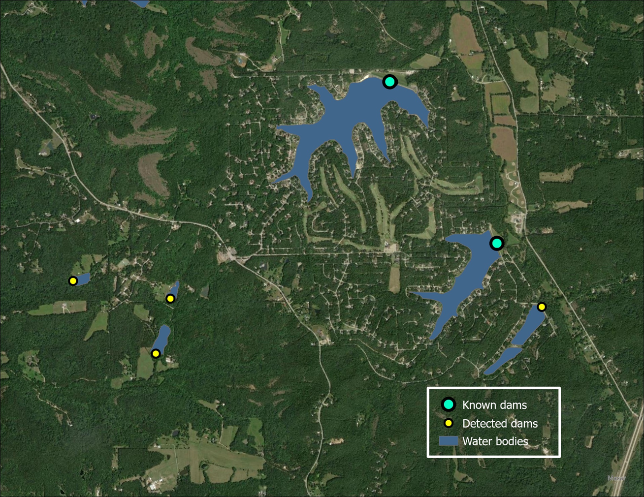 Missouri National Inventory of Dams mapping and analysis