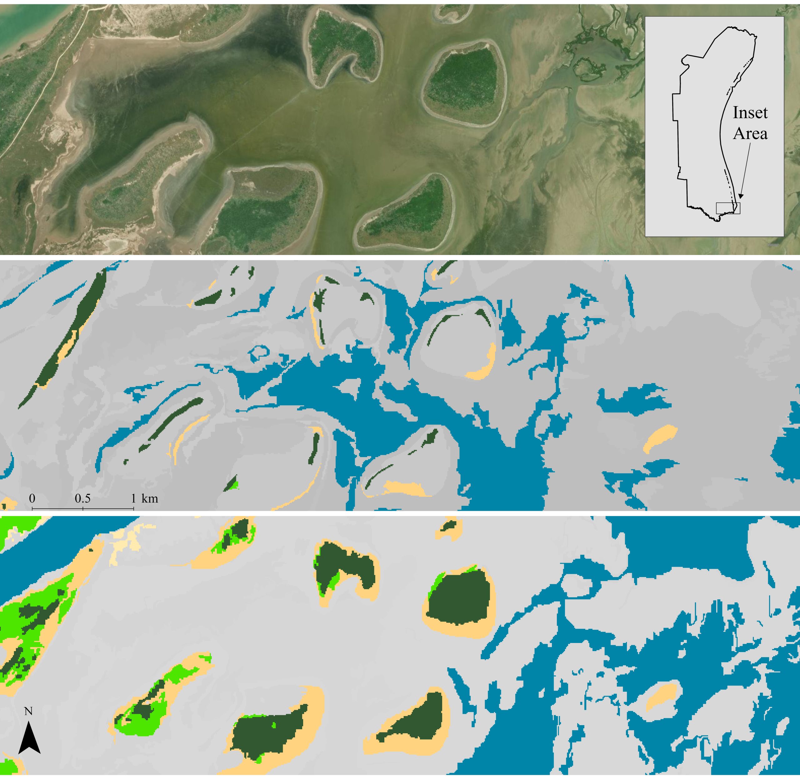 Ecological mapping systems for south Texas coastal counties