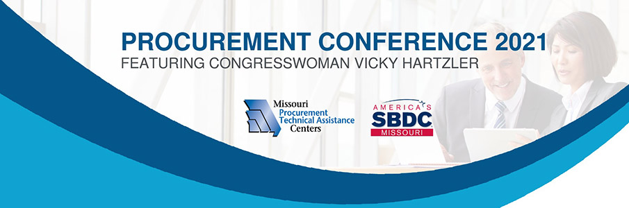 Banner for Congresswoman Vicky Hartlzer Procurement Conference 2021