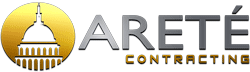 Areté Contracting logo.