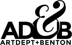 Art Department + Benton logo.
