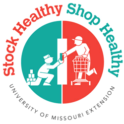 Stock Healthy, Shop Healthy logo.