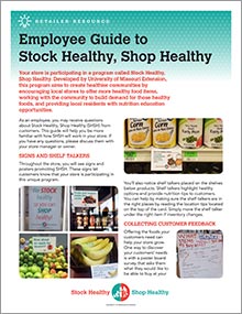 Employee Guide to Stock Healthy, Shop Healthy