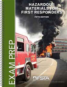 Cover of Hazardous Materials for First Responders, 5th Edition Exam Prep.