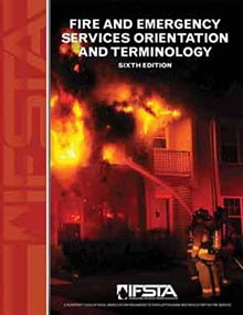 Cover of Fire and Emergency Services Orientation and Terminology, 6th Edition Manual.