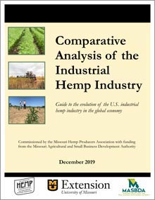 Front cover of the report Comparative Analysis of the Industrial Hemp Industry