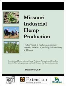 Front cover of the report Missouri Industrial Hemp Production