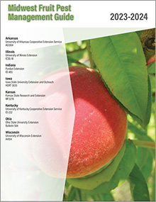 Cover of the Midwest Fruit Pest Management Guide.