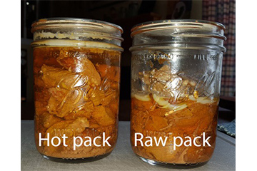 How Did We Can?  Cold/Raw and Hot Packing · Canning Techniques