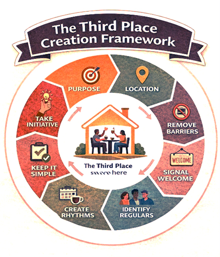 The framework required to establish a third place.