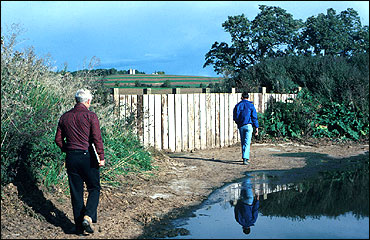 Holding pond