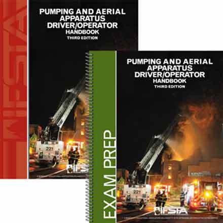 Pumping and Aerial Apparatus Driver/Operator, 3rd Edition Handbook and Exam Prep covers