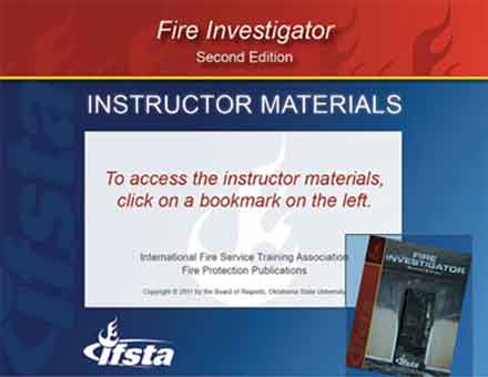 Fire Investigator, 2nd Edition curriculum cover