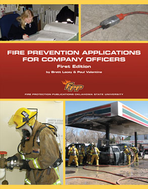 Fire Prevention Applications for Company Officers, First Edition Manual cover