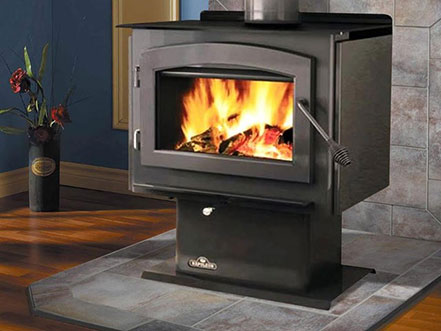 How to protect the wall behind my wood-burning stove?