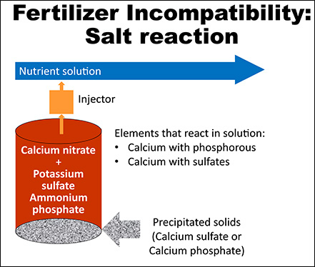 Fertilizer incompatibility chart.