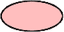 A pink oval.