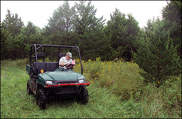 Spending time on the property