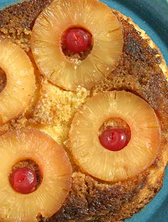 Pineapple upside-down cake.