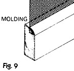 Cut and place molding